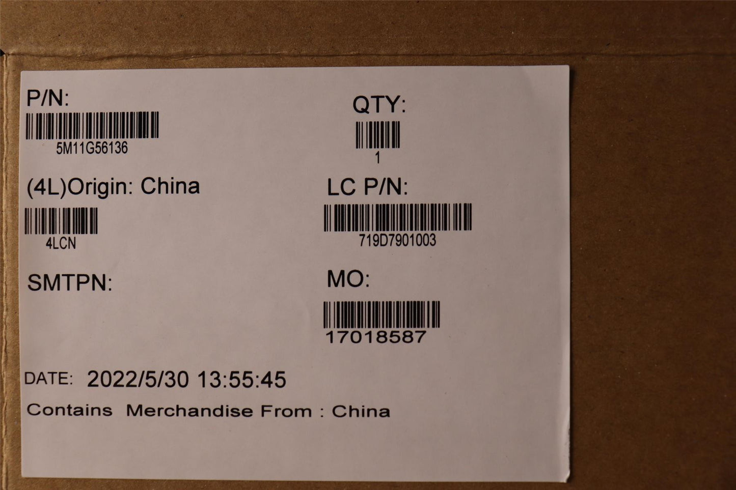 Lenovo Carbon X1 10th X1 11th Trackpad Touchpad Board Black 5M11G56137