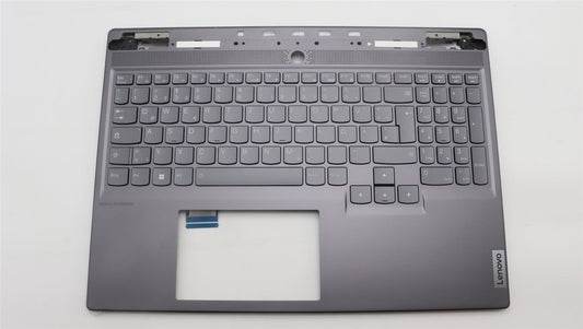 Lenovo Legion S7 16IRH8 Palmrest Cover Keyboard German Grey Backlit 5CB1L67976