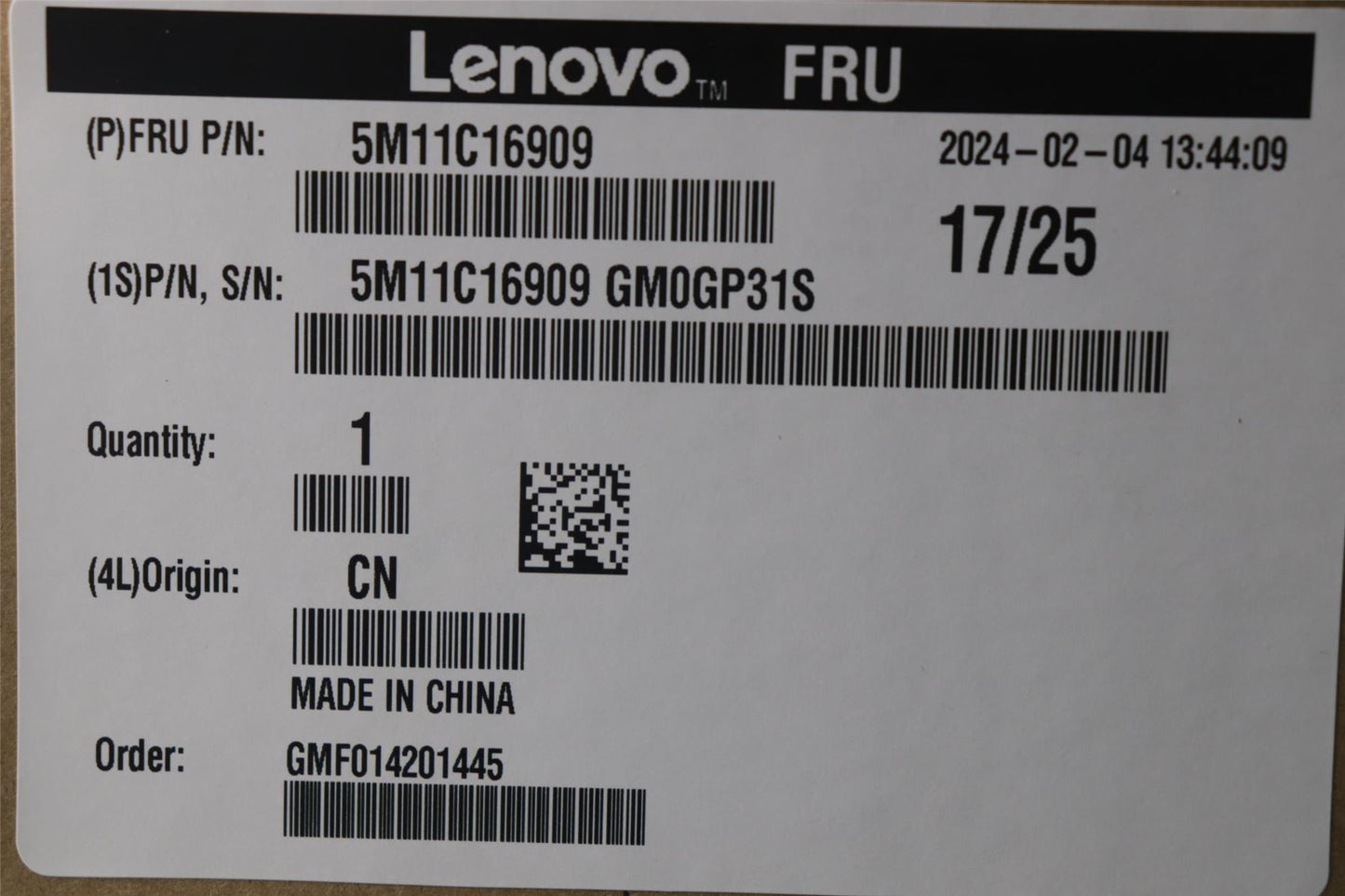 Lenovo 5M11C16909 MECH_ASM CPU Cooler duct
