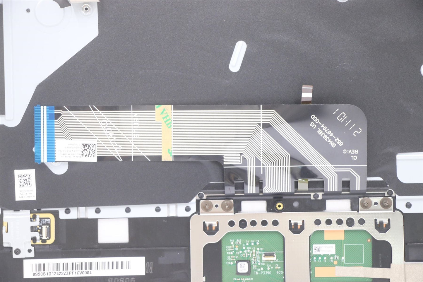 Lenovo IdeaPad 7 14ACN6 Palmrest Cover Touchpad Keyboard Ukrainian 5CB1D12422