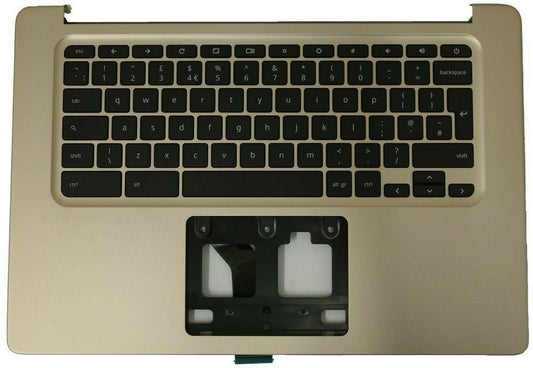 Acer Chromebook CB3-431 Palmrest Cover Keyboard UK Gold 6B.GJEN5.010