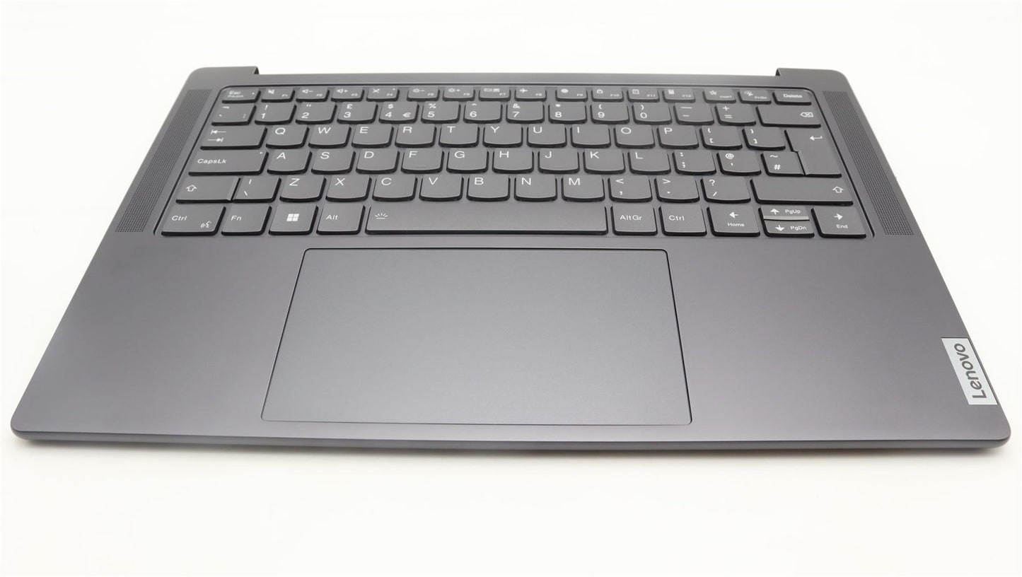 Lenovo Yoga 7 14IRH8 Palmrest Cover Touchpad Keyboard UK Storm Grey 5CB1L39483