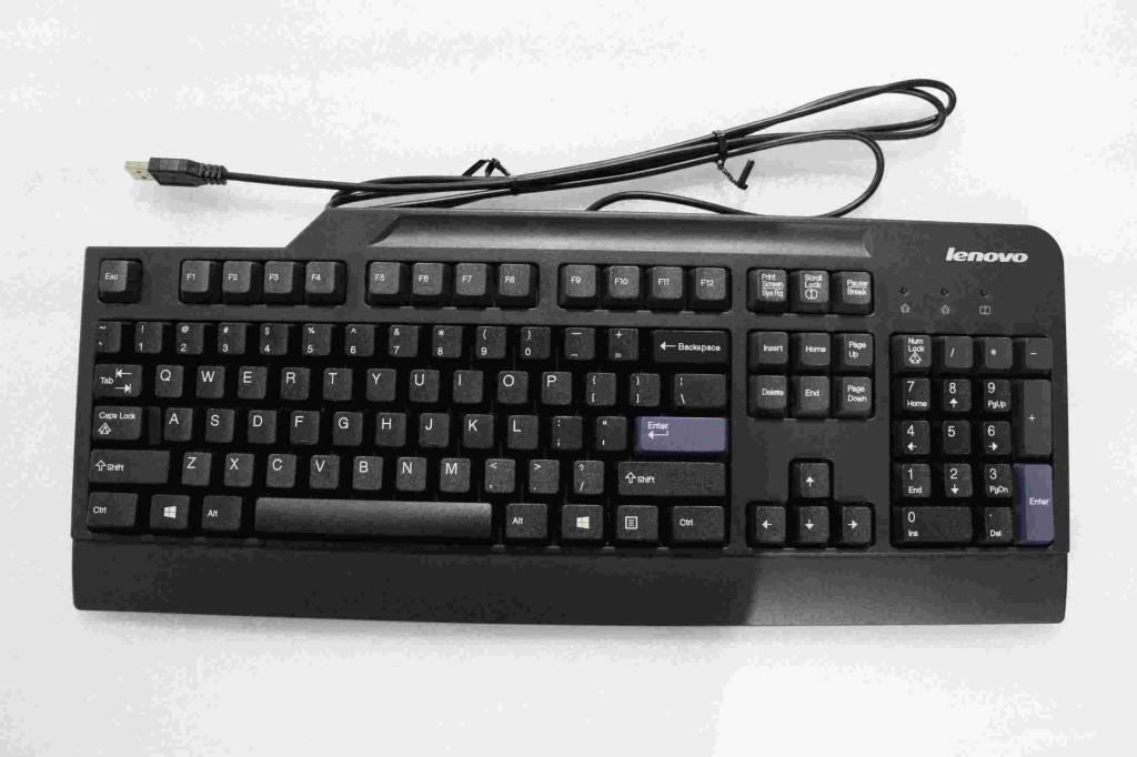 Lenovo Primax KB1021 USB keyboard（R）Win8 Keyboard 25209249