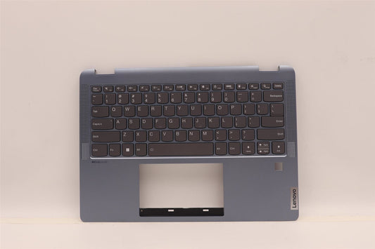 Lenovo IdeaPad 5 14IAU7 Palmrest Cover Keyboard US Blue Backlit 5CB1H80003