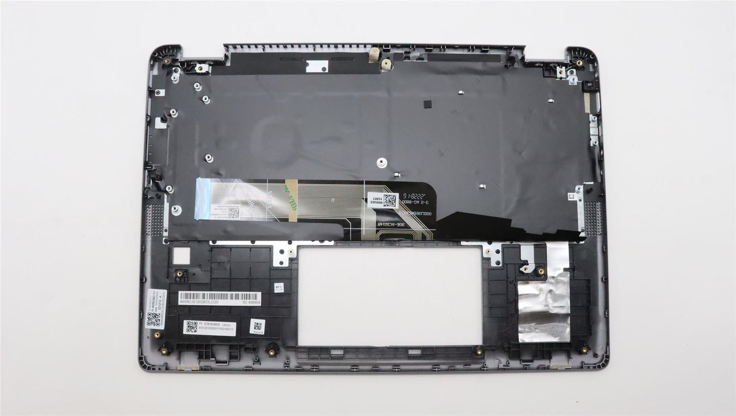 Lenovo IdeaPad 5 14ABR8 Keyboard Palmrest Top Cover Swiss Artic Grey 5CB1K20839