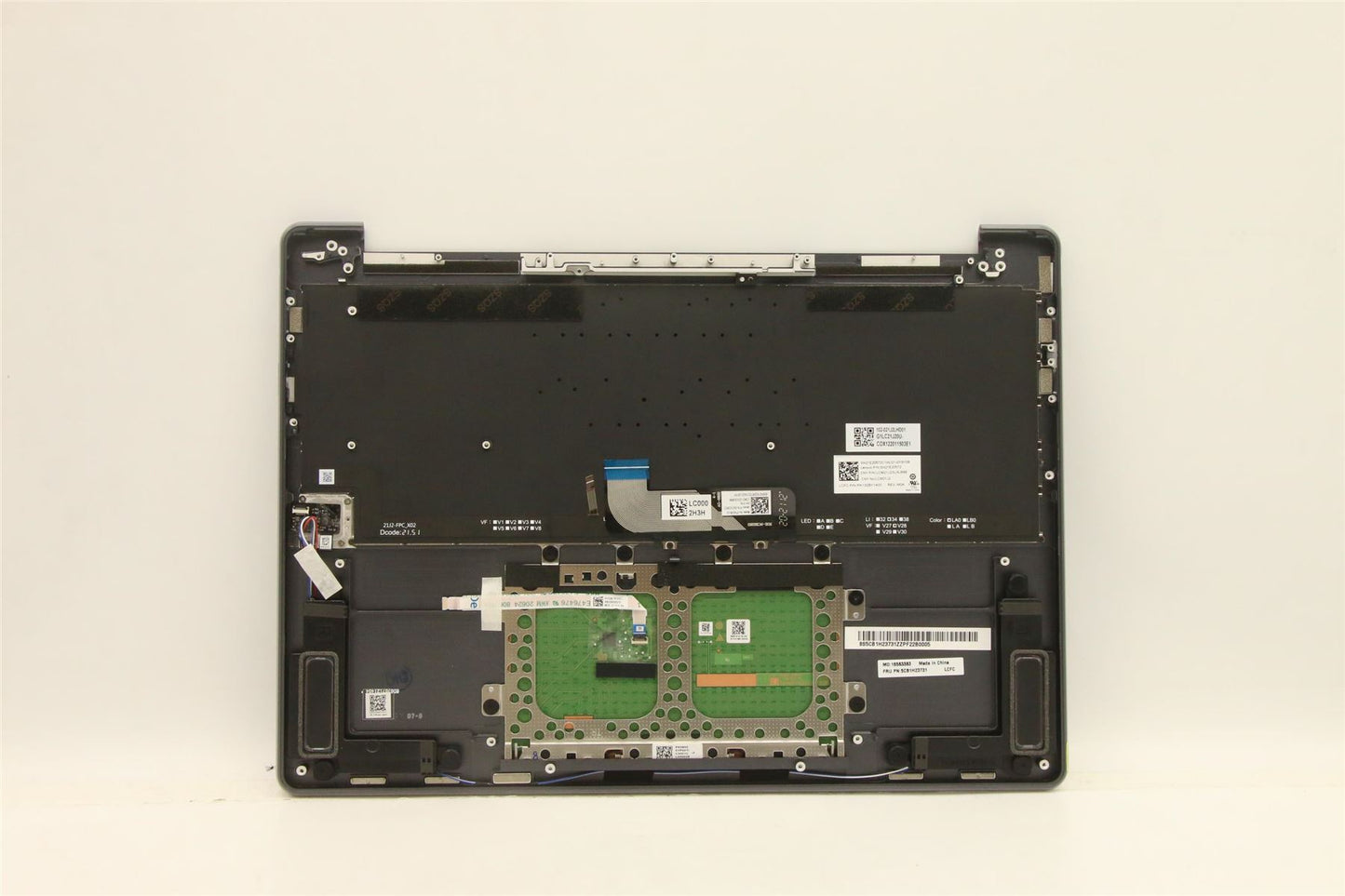 Lenovo IdeaPad 9 14IAP7 Palmrest Cover Touchpad Keyboard US Grey 5CB1H23731