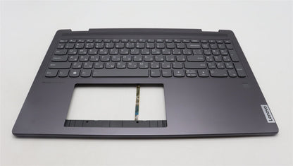 Lenovo Yoga 7 16IRL8 Keyboard Palmrest Top Cover Russian Storm Grey 5CB1L31849