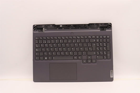 Lenovo Legion 5 15IAH7H Palmrest Touchpad Cover Keyboard Spanish Grey 5CB1F39057