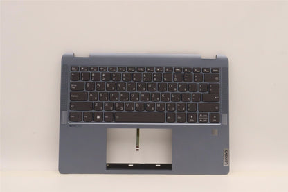 Lenovo IdeaPad 5 14IAU7 Keyboard Palmrest Top Cover Hebrew Blue 5CB1H80022