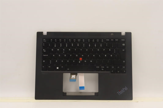 Lenovo ThinkPad T14s Gen 3 Keyboard Palmrest Top Cover Danish Black 5M11H27334