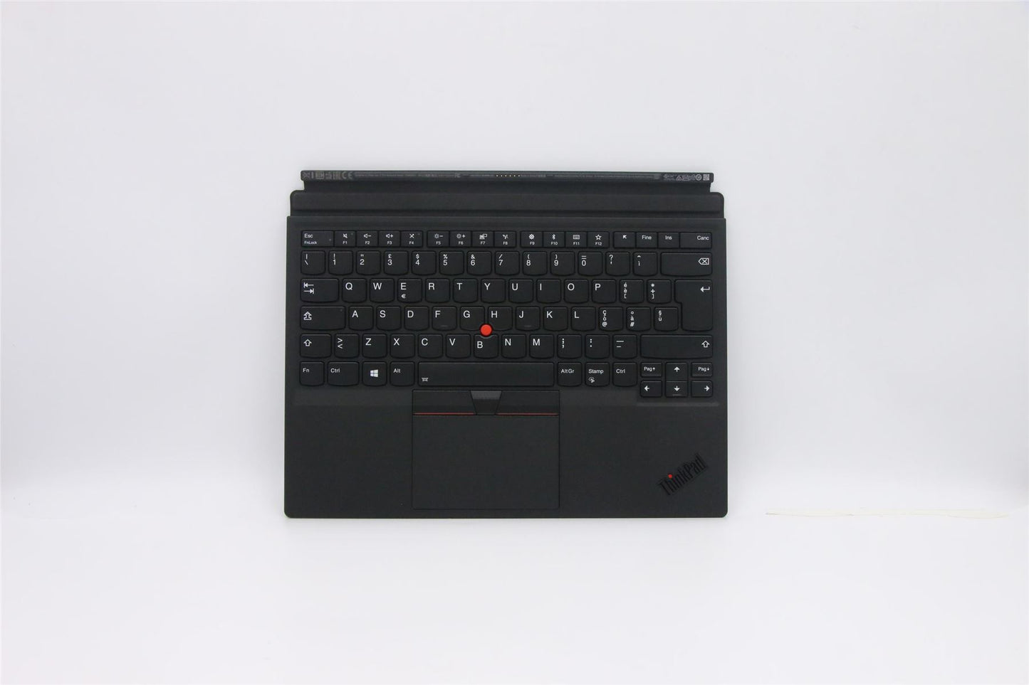 Lenovo Tablet X1 3rd Dock Keyboard Palmrest Touchpad Italian Black 02HL166