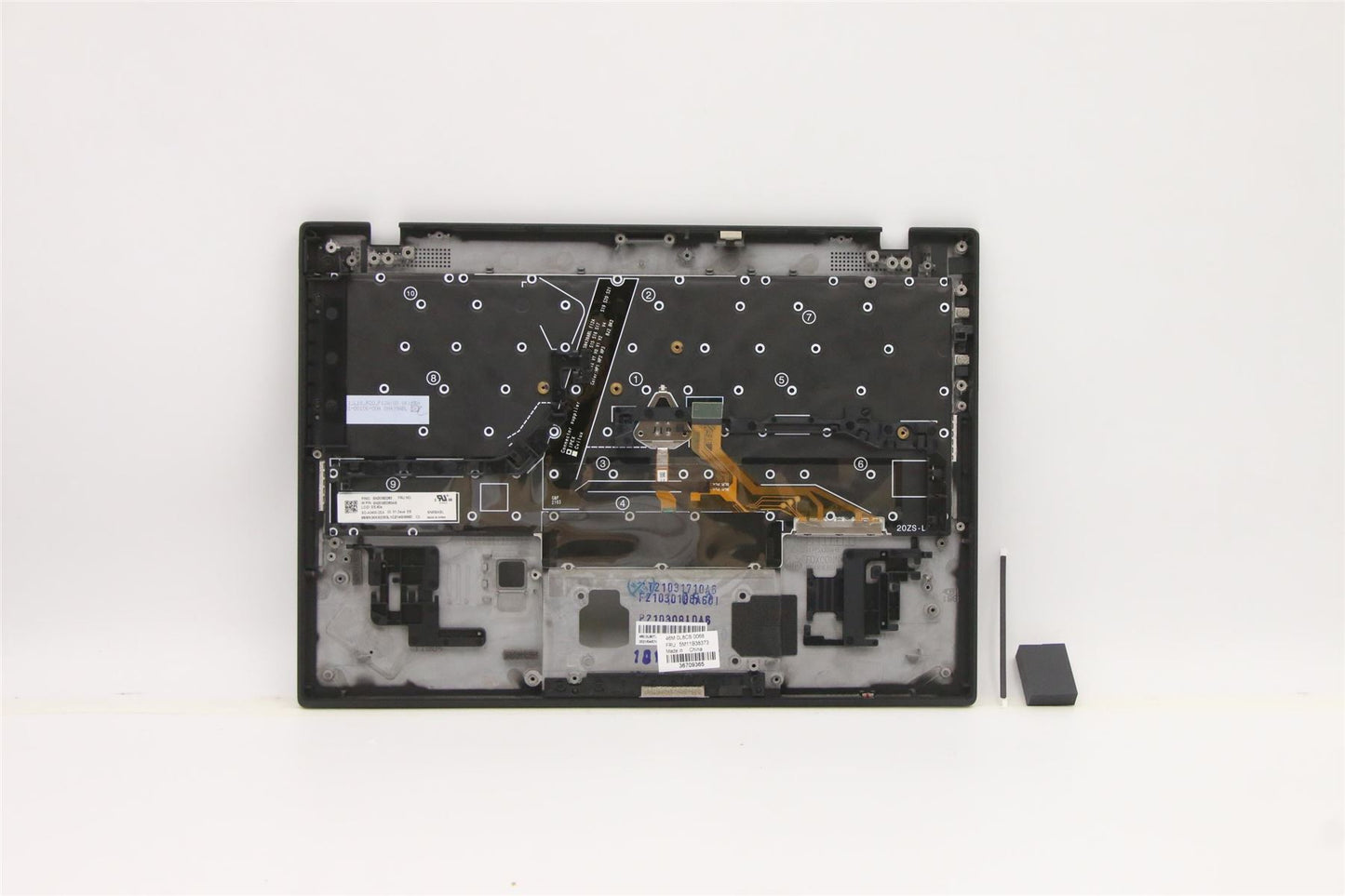 Lenovo MECH_ASM GRP,KBD,BZL,SPA,WL,BK,CHY 5M11B38337
