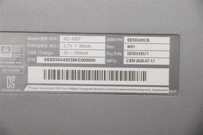 Lenovo TrackPoint KBD-Spanish 5D50X49571