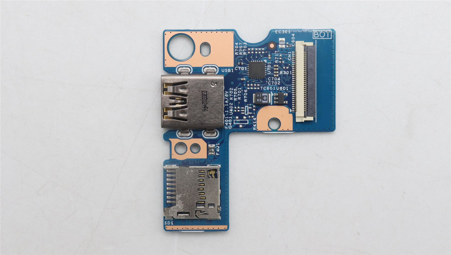 Lenovo ThinkPad L14 Gen 4 L15 Gen 4 USB-A SD Card Reader Board 5C51J62745