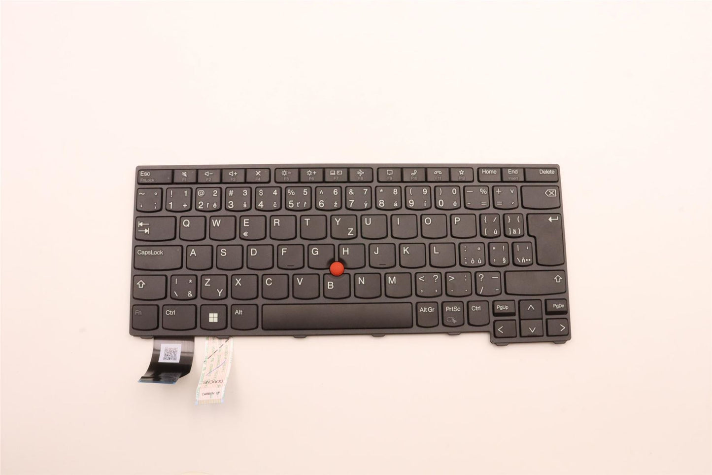 Lenovo ThinkPad L13 Gen 4 Keyboard Czech Slovakian Black Backlit 5N21H77169