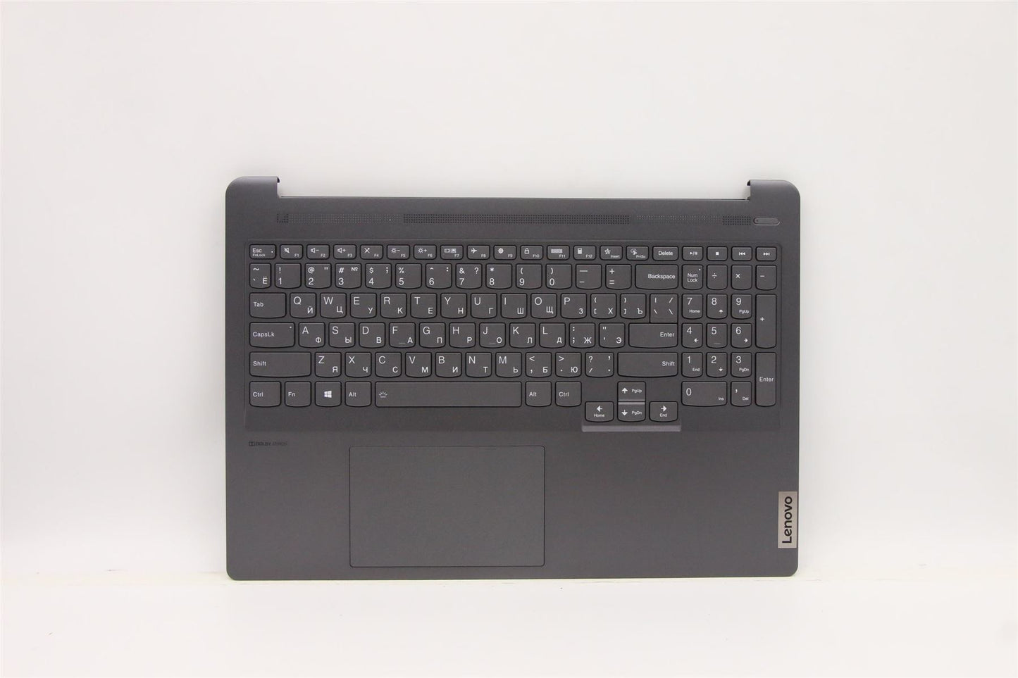 Lenovo IdeaPad 5 16ACH6 Palmrest Cover Touchpad Keyboard Russian Grey 5CB1C74987