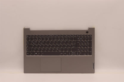 Lenovo ThinkBook 15 G4 IAP Keyboard Palmrest Top Cover German Grey 5CB1J09215