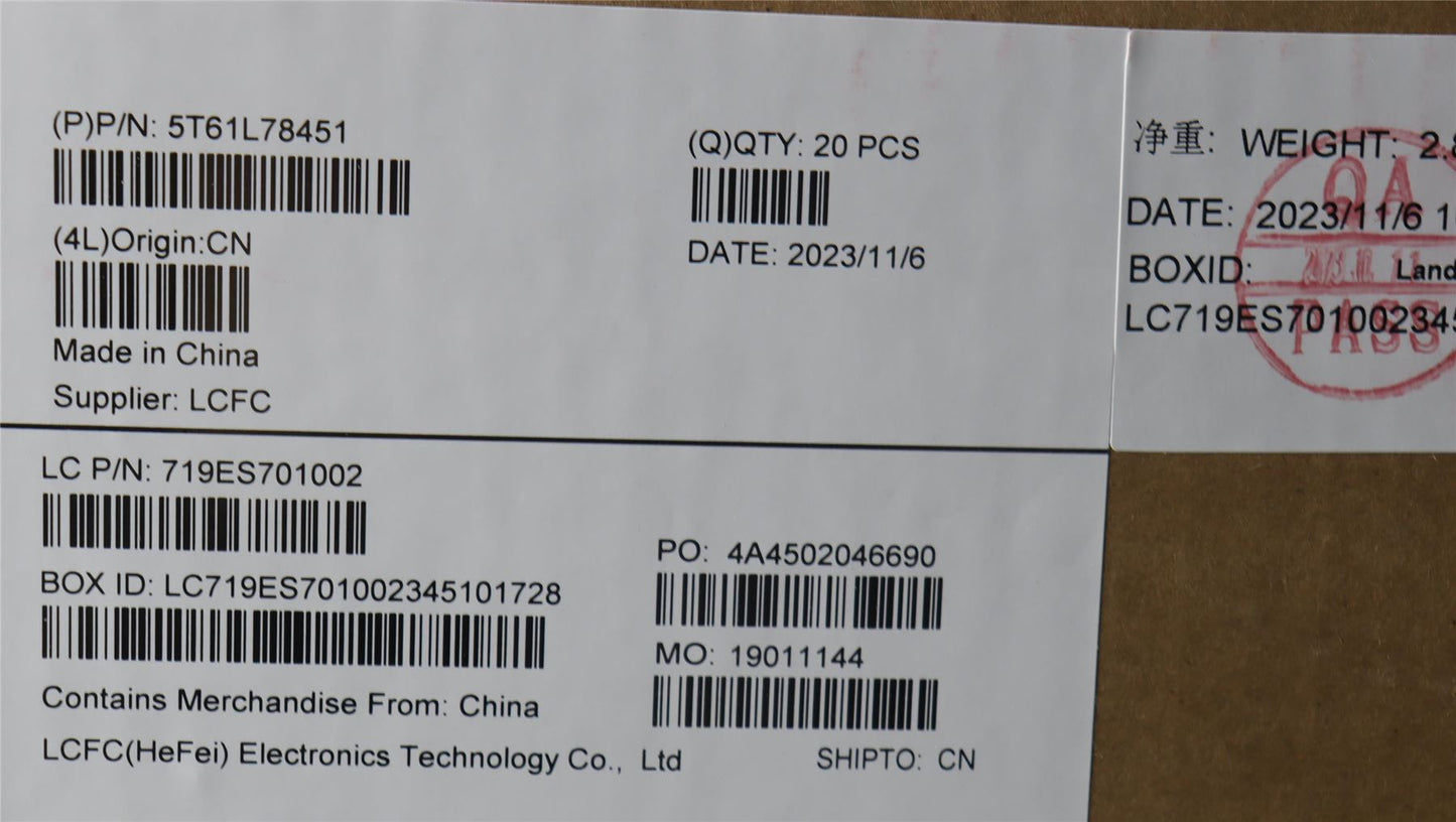 Lenovo TOUCHPAD CS23 MD2,FP,JYT 5T61L78451 5T61L78449