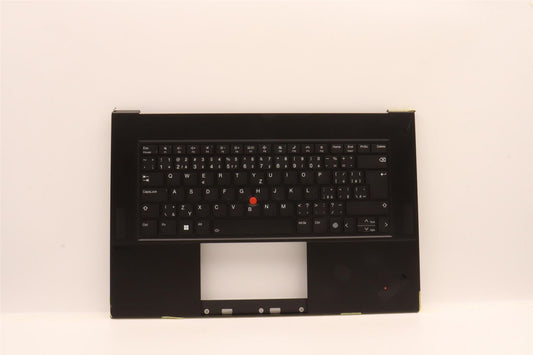 Lenovo ThinkPad Z16 Gen 1 Keyboard Palmrest Top Cover Black 5M11J13387