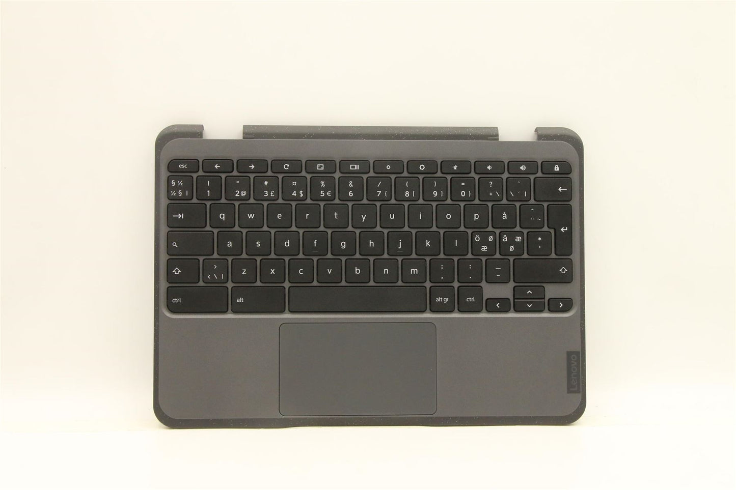 Lenovo Chromebook 500e Gen 3 Palmrest Cover Touchpad Keyboard Nordic 5M11F24840