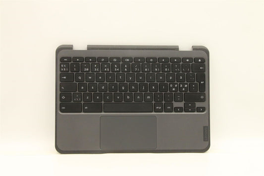 Lenovo Chromebook 500e Gen 3 Palmrest Cover Touchpad Keyboard Nordic 5M11F24840