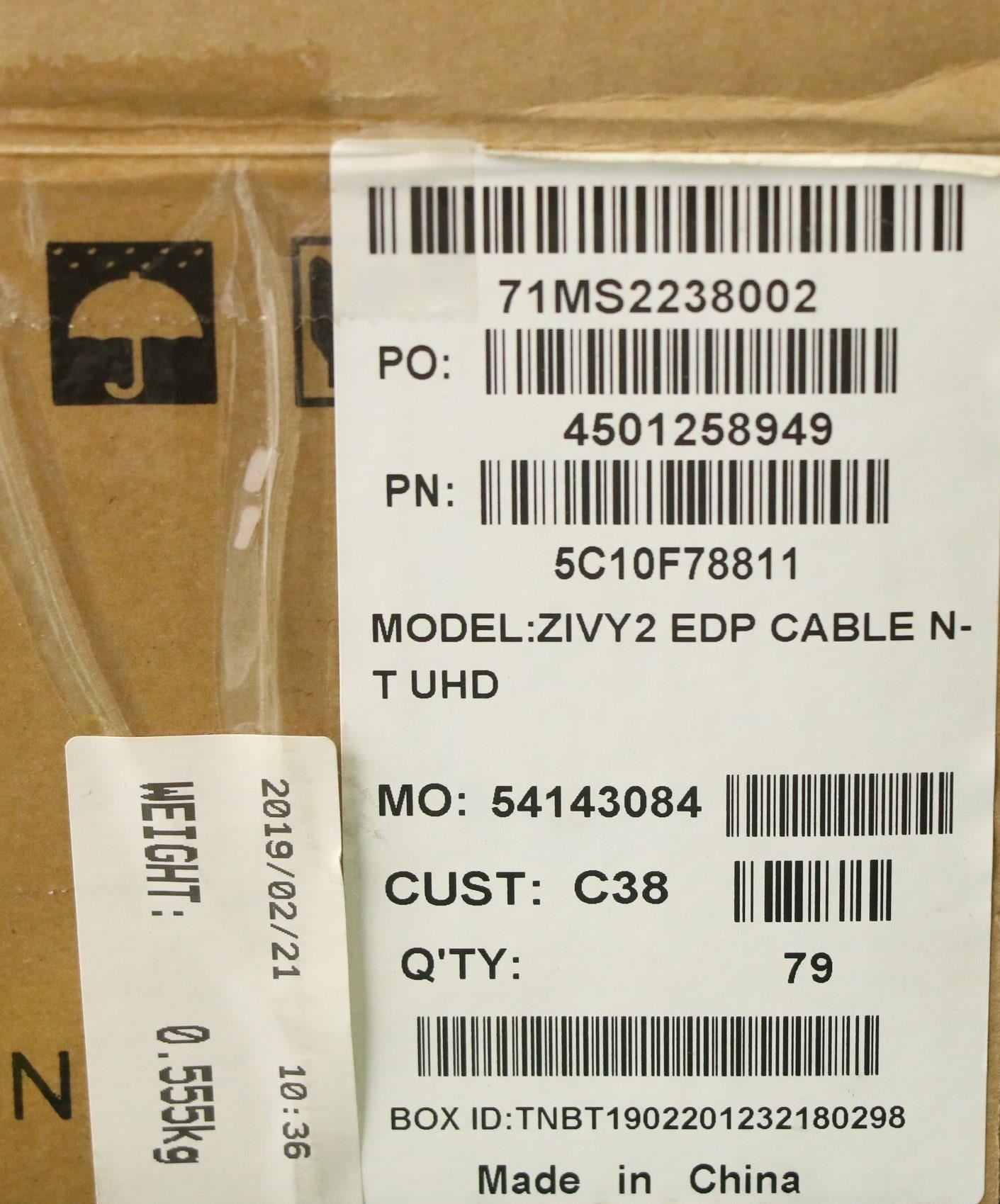 Lenovo Y50-70 Cable Lcd Screen Display LED 5C10F78811
