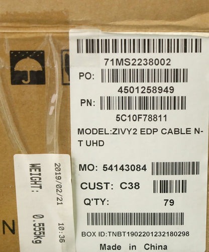 Lenovo Y50-70 Cable Lcd Screen Display LED 5C10F78811