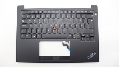 Lenovo ThinkPad E14 Gen 5 Palmrest Cover Keyboard Nordic Black 5M11L60880