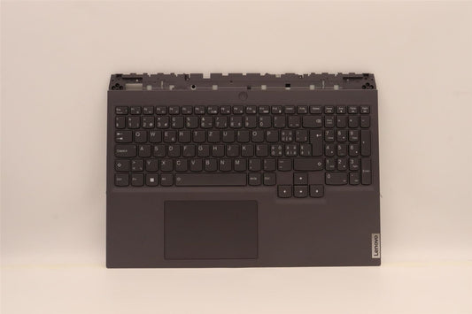 Lenovo 5 16ARH7H Palmrest Cover Touchpad Keyboard Switzerland Backlit 5CB1H71066