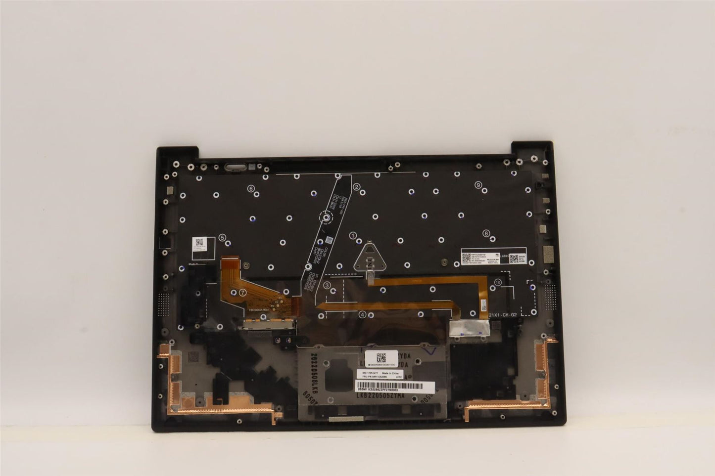 Lenovo ThinkPad X1 9th Gen Palmrest Cover Keyboard Arabic Black 5M11C53286