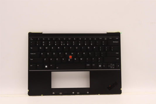 Lenovo ThinkPad Z13 Gen 1 Keyboard Palmrest Top Cover US Euro Black 5M11H94967