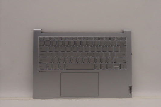 Lenovo Yoga 7 14IAH7 Palmrest Cover Touchpad Keyboard US Cloud Grey 5CB1J19794