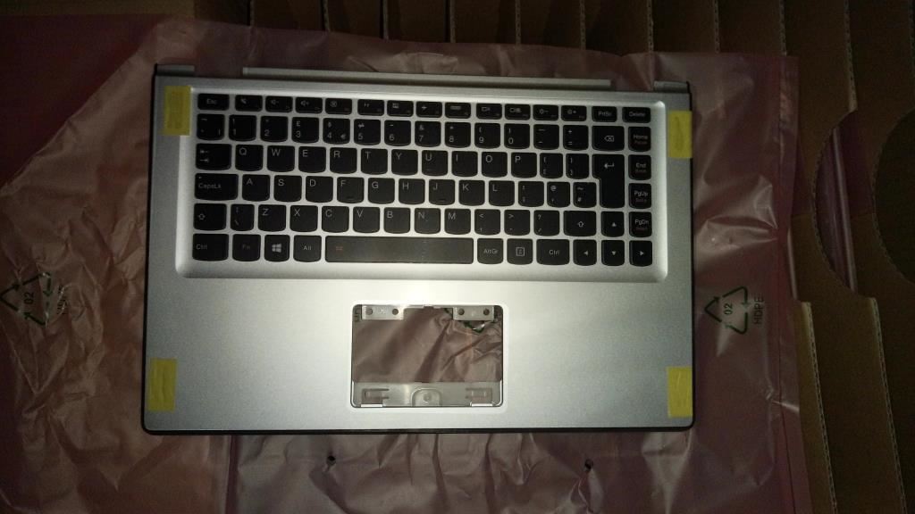 Lenovo Yoga 2 13 Palmrest Cover Keyboard UK Black 90205142