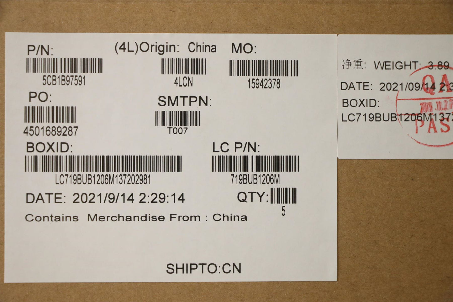 Lenovo Upper Case ASM_HUN L82H9 NFPA/GUMA 5CB1B97591