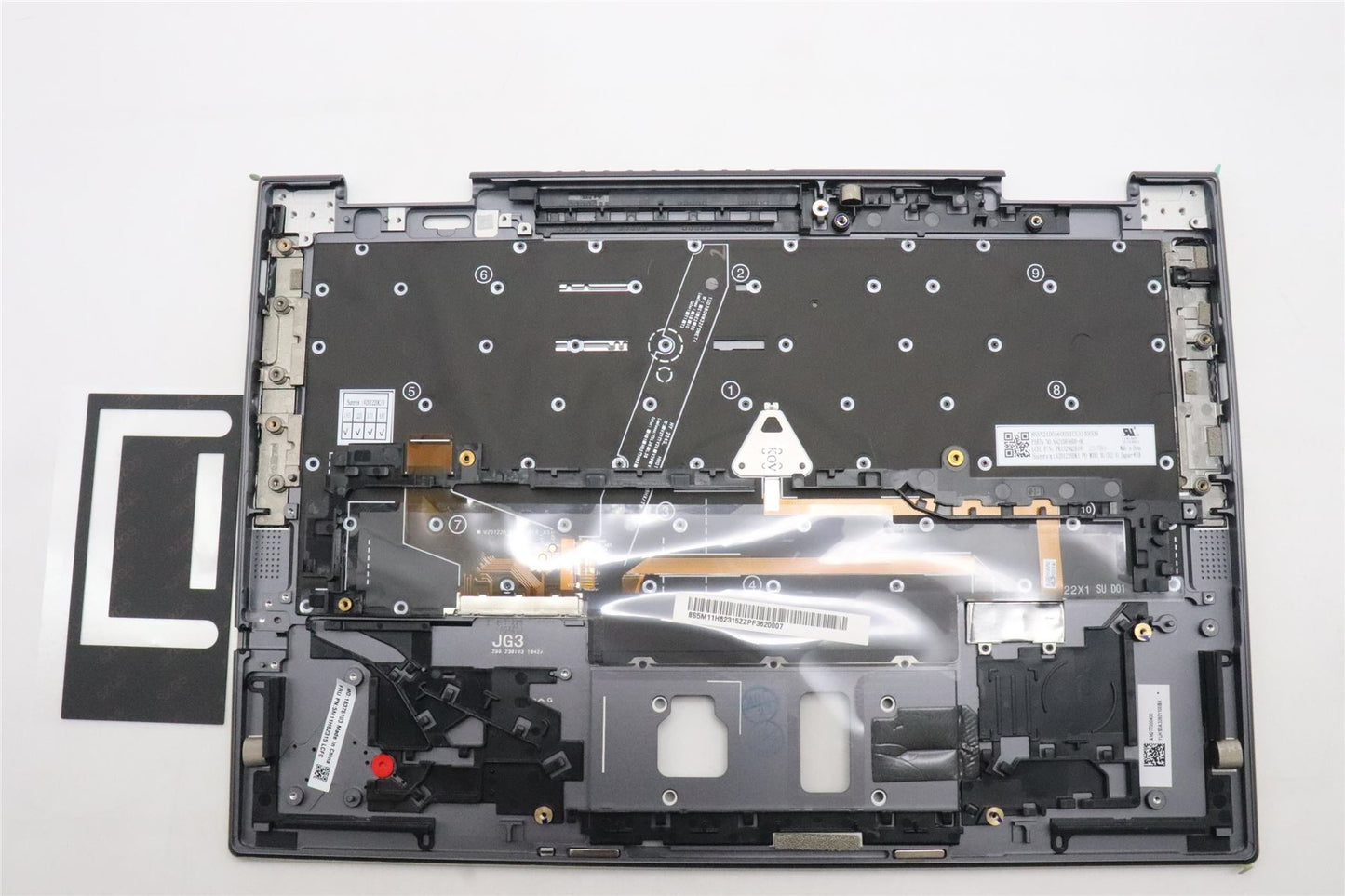 Lenovo ThinkPad X1 8th Gen Keyboard Palmrest Top Cover Portuguese 5M11H62313