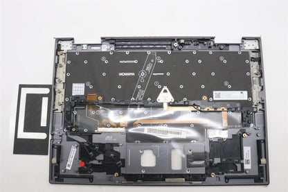 Lenovo ThinkPad X1 8th Gen Keyboard Palmrest Top Cover Portuguese 5M11H62313