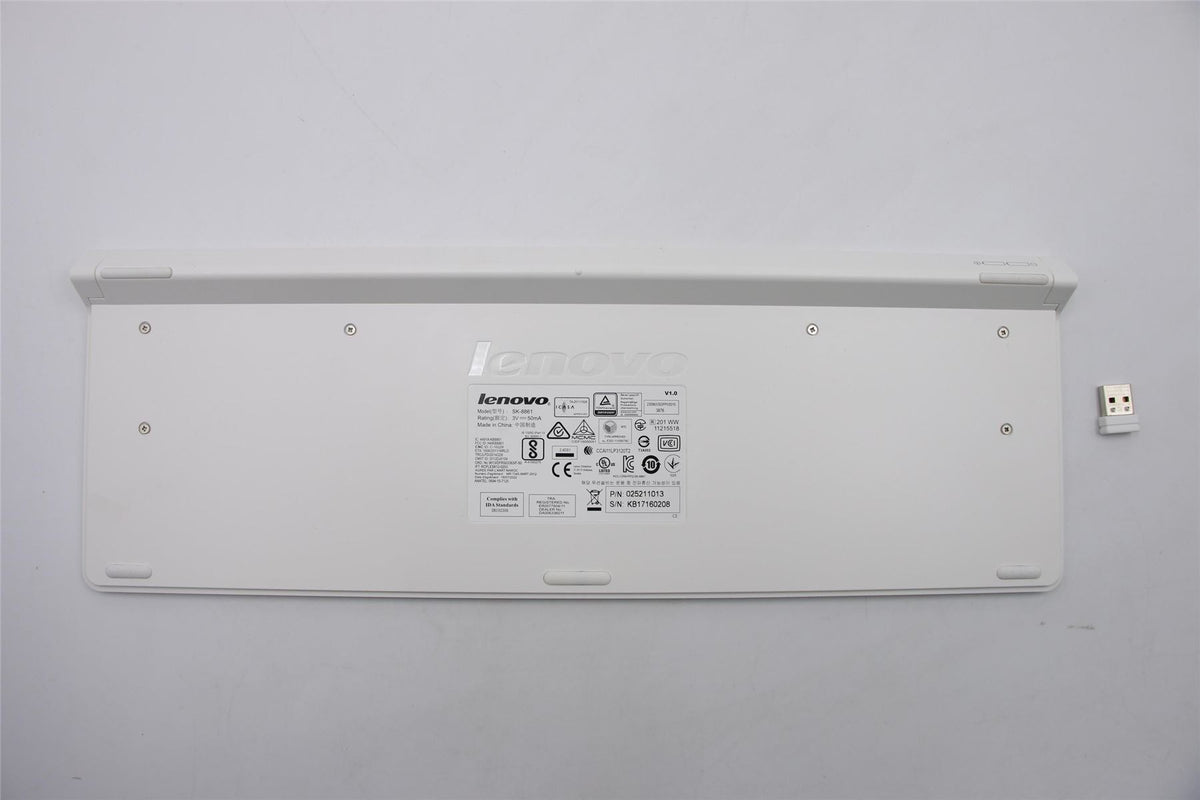 Lenovo Liteon SK-8861(PT) 2.4G KB-White8 Portuguese Keyboard 25211013