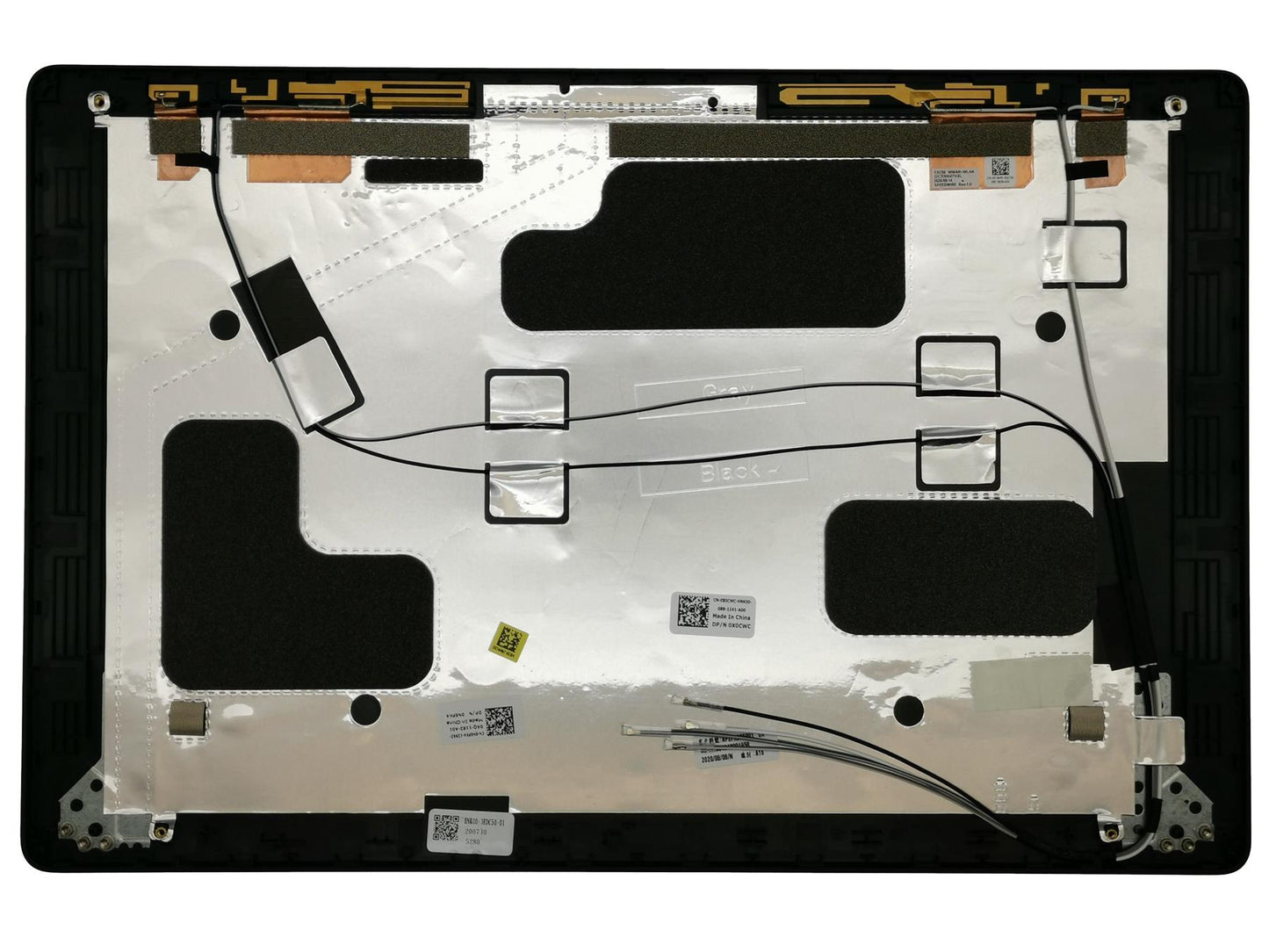 Dell ASSY LCD Cover RGB camera With WWAN Antenna 0N6PK4 N6PK4