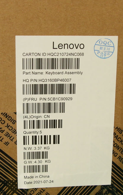 Lenovo Flex 3 11M836 Palmrest Cover Touchpad Keyboard Italian Grey 5CB1C90929