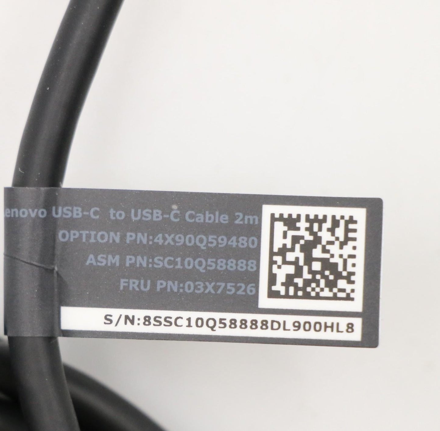 Lenovo 03X7526 FRU USB-C to USB-C Cable 2m