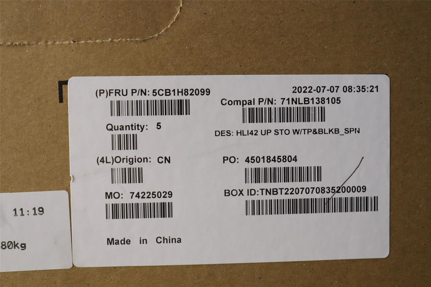 Lenovo IdeaPad 5 14IAP7 5 14ARH7 Palmrest Cover Touchpad Keyboard 5CB1H82099