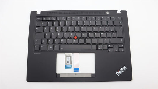 Lenovo ThinkPad T14s Gen 4 Palmrest Cover Keyboard French Black 5M11L92844