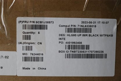 Lenovo IdeaPad 3 15ARH7 Palmrest Cover Touchpad Keyboard US Europe 5CB1J38973