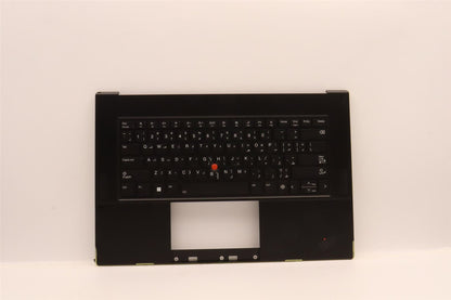Lenovo ThinkPad Z16 Gen 1 Keyboard Palmrest Top Cover Arabic Black 5M11J13393