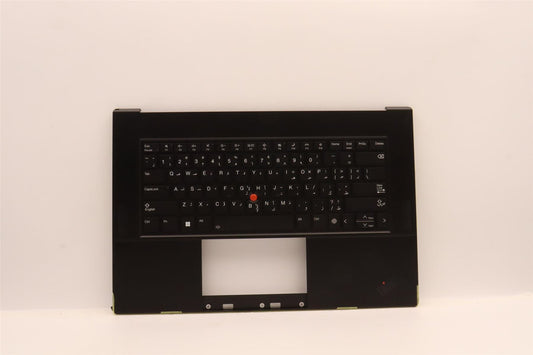Lenovo ThinkPad Z16 Gen 1 Keyboard Palmrest Top Cover Arabic Black 5M11J13393