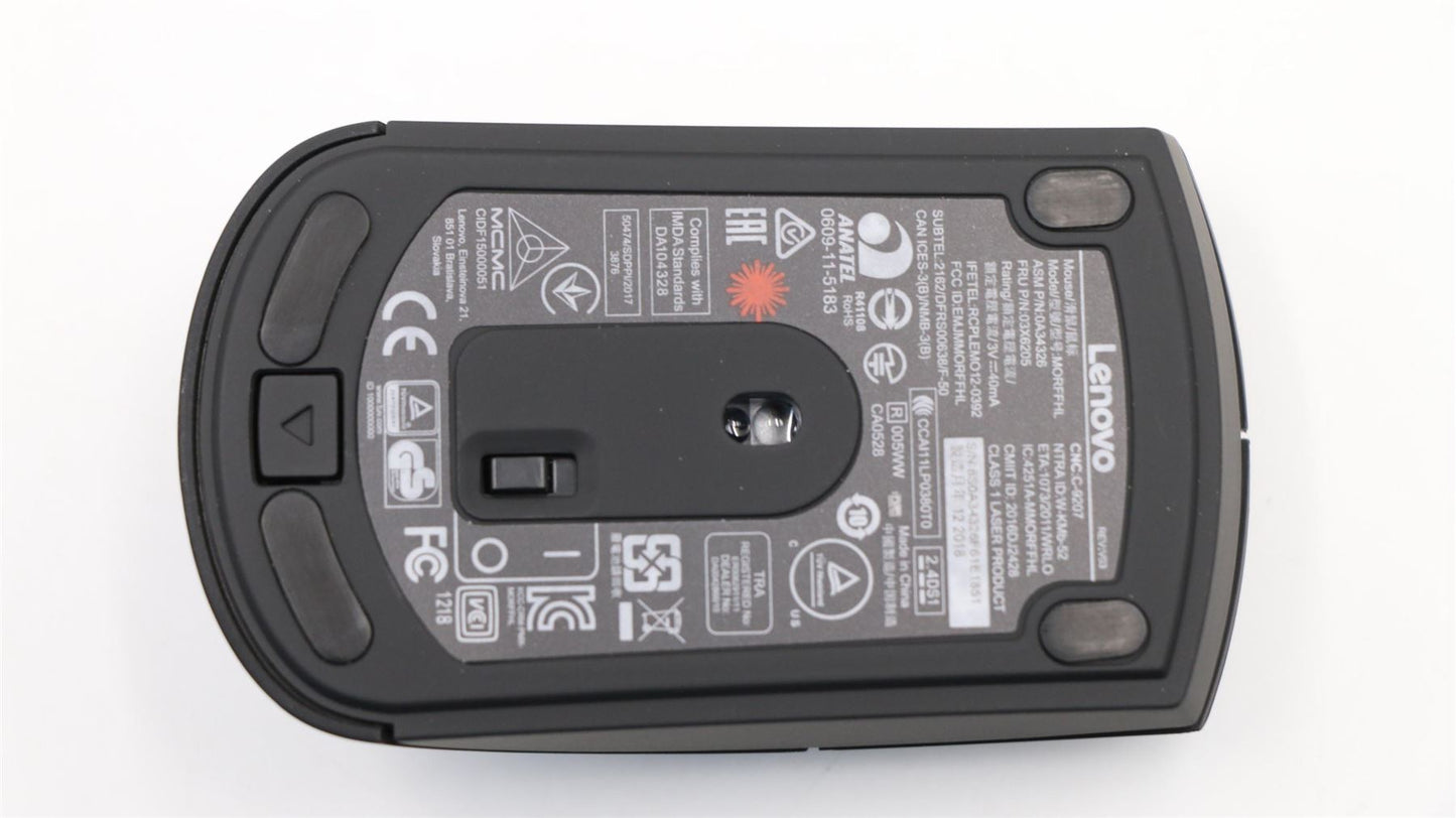 Lenovo ThinkPad T480s Wireless Mouse Black 03X6205