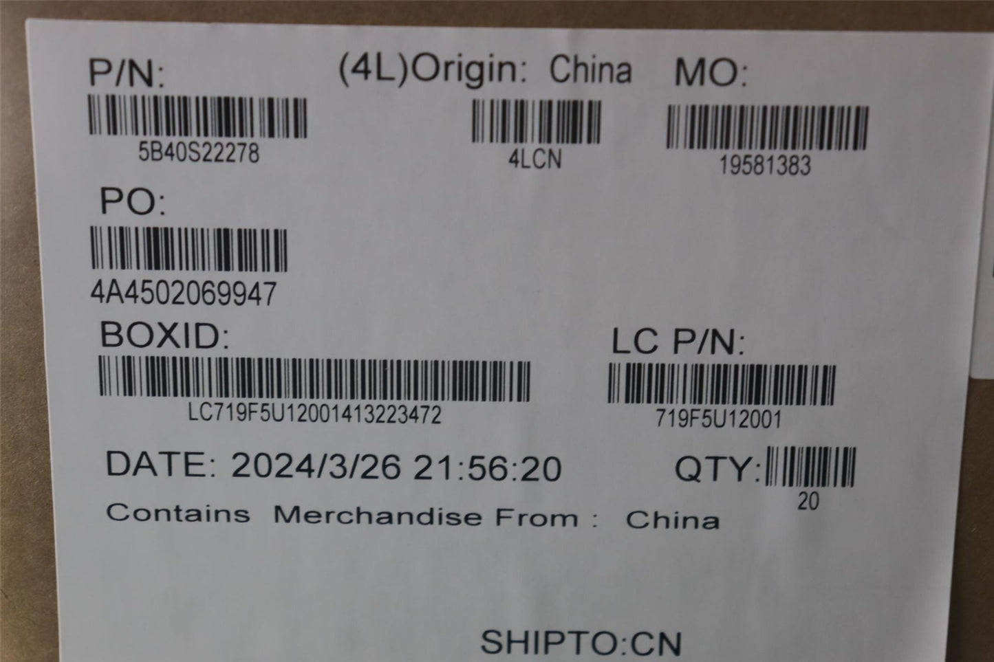 Lenovo BRACKET L 83DN TYPE_C 5B40S22278