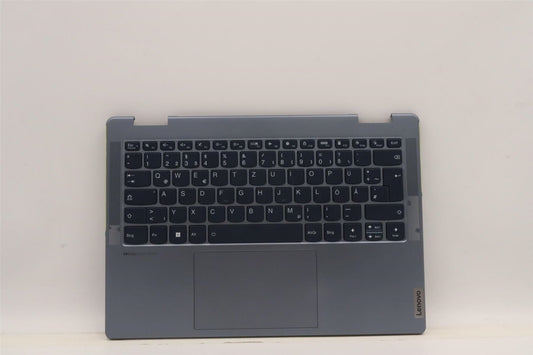 Lenovo Yoga 7 14ARB7 Keyboard Palmrest Top Cover German Grey 5CB1J11094