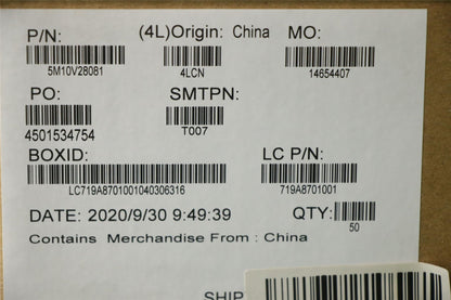 Lenovo 5M10V28081 MECH_ASM Camera shutter
