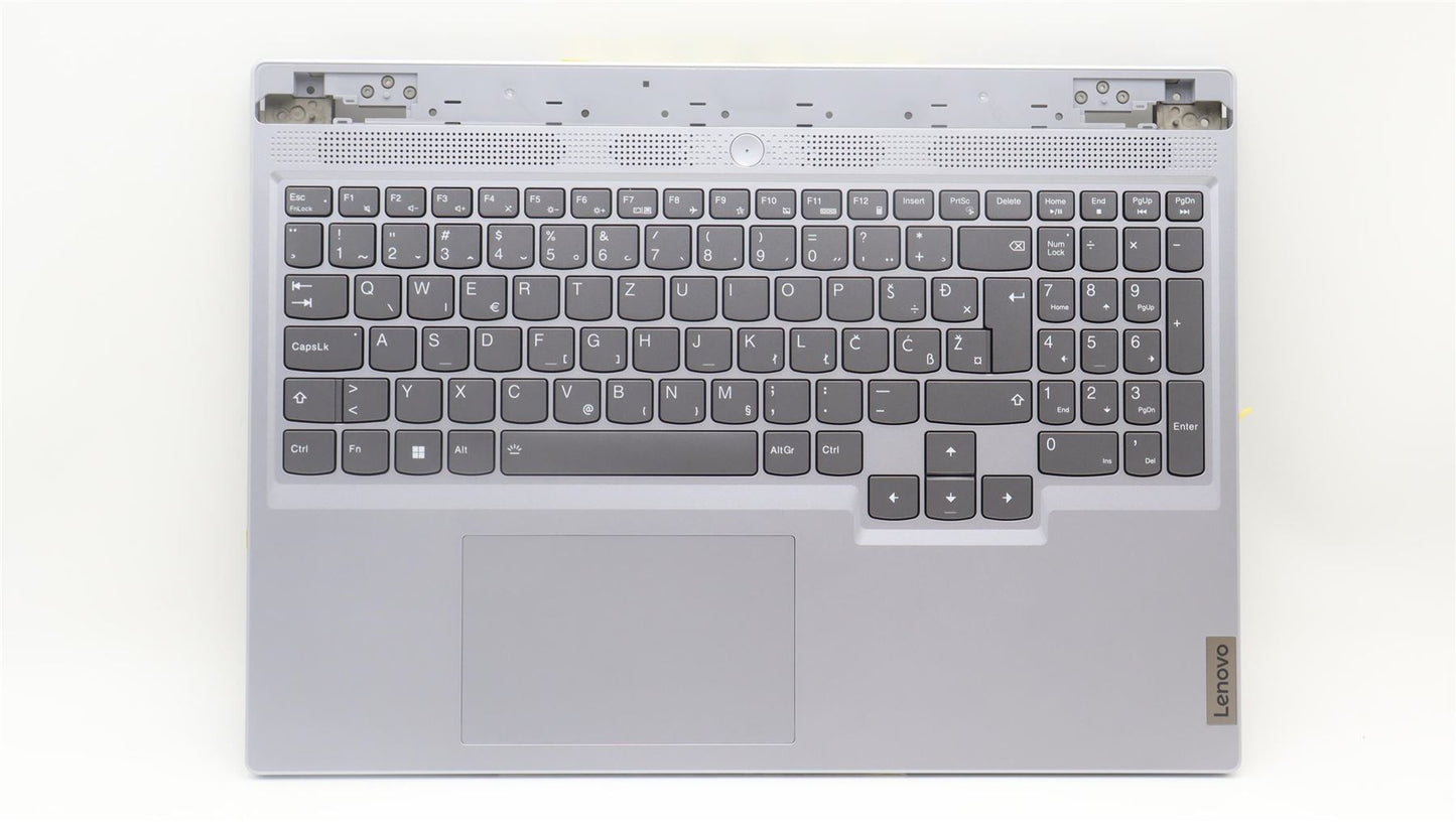 Lenovo Slim 5 16IRH8 5 16APH8 Palmrest Cover Touchpad Keyboard Silver 5CB1L60098